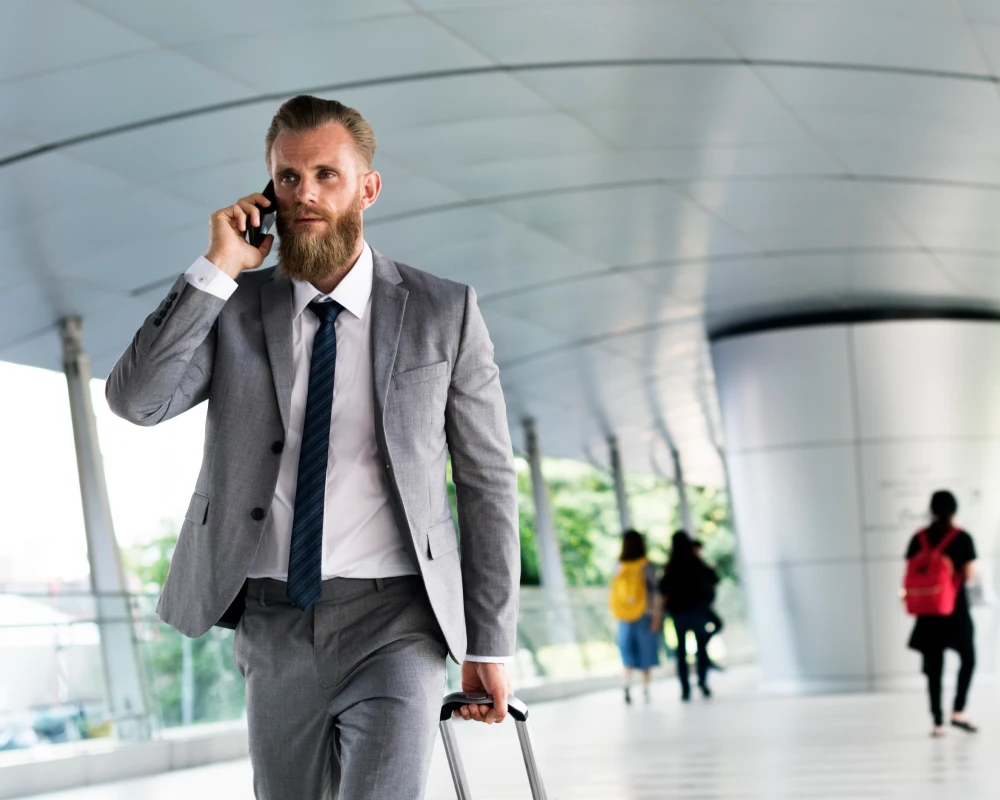 mens leather carry on bag